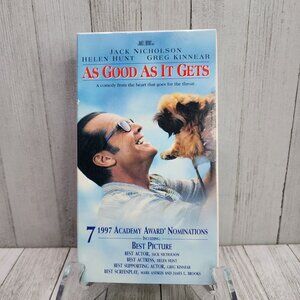 Vintage As Good As It Gets VHS Tape 1998 - Jack Nicholson